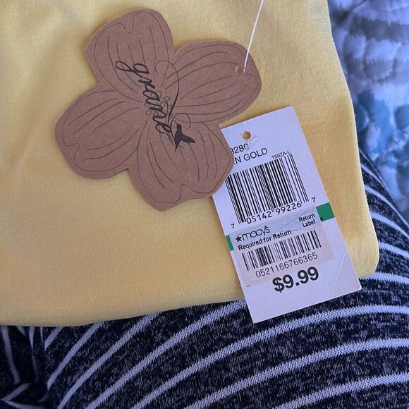 NEW WITH TAG!! Yellow spaghetti strap womens’ camisole (no bralette) - Picture 4 of 5